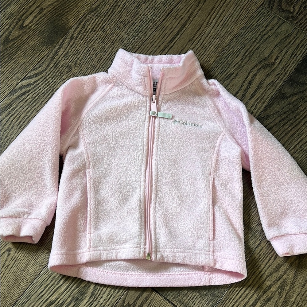 Columbia Soft Pink Toddler Fleece